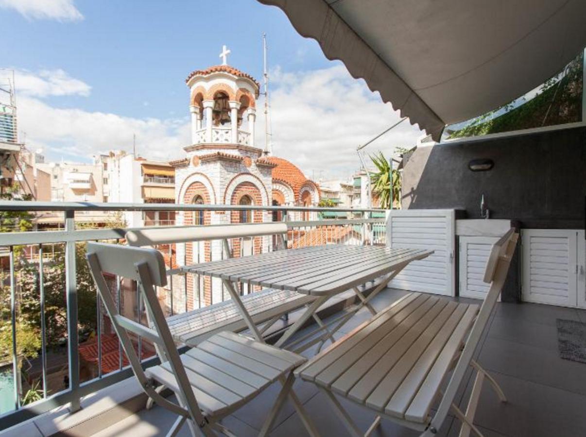 Acropolis Charming Apartment With Large Balcony - Dm17 Atina Dış mekan fotoğraf